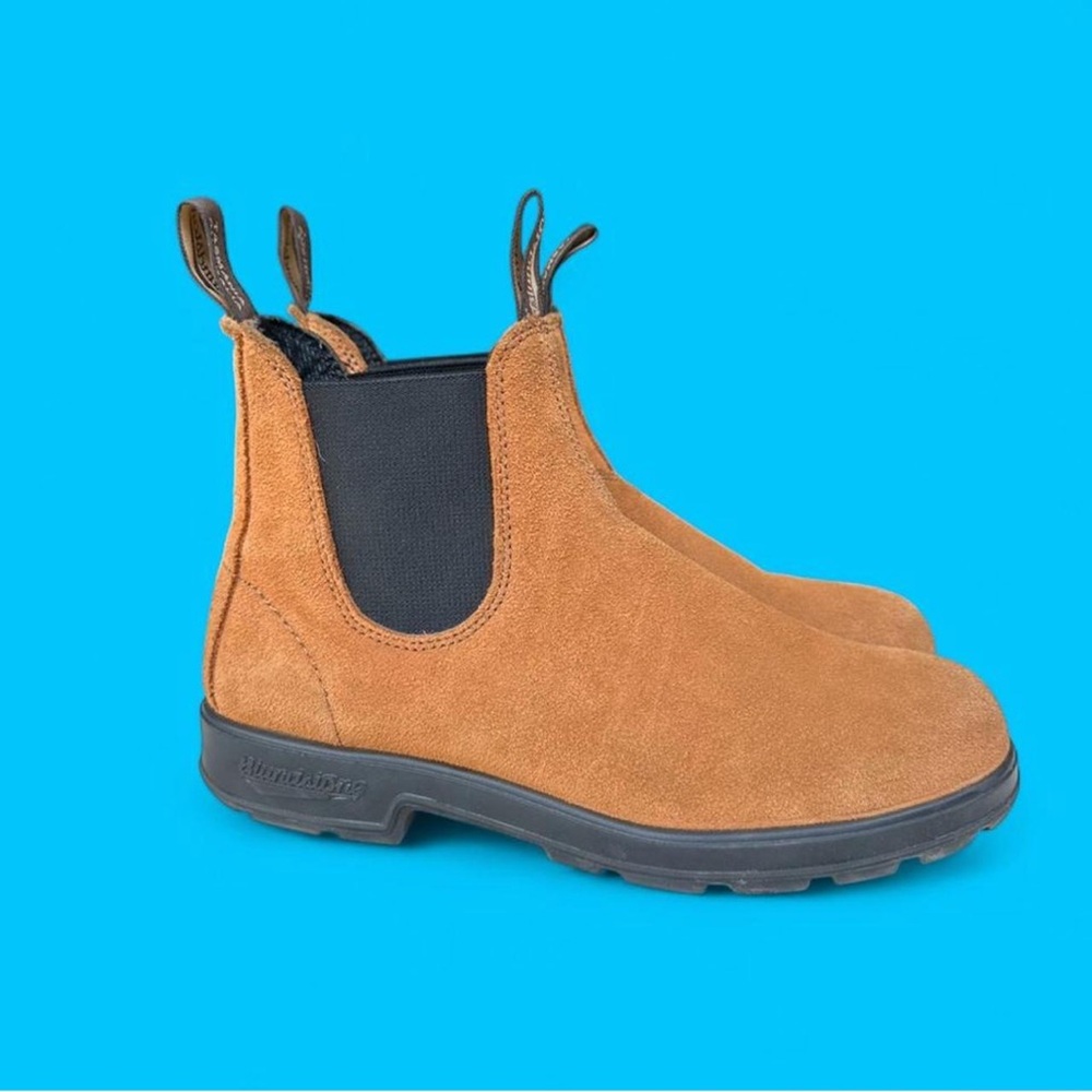 Blundstone Brown Suede Chelsea Boots Classic Pull-On  size 10